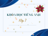 Khóa học lớp 7 - Cơ bản 2025