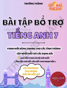 Bài Tập Bổ Trợ Tiếng Anh 7