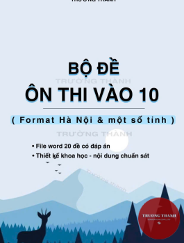 Bộ Đề Ôn Thi Vào 10