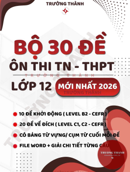 BỘ ĐỀ ÔN THI TỐT NGHIỆP THPT